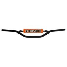 HANDLEBAR ACCOSSATO ALUMINIUM, 22 MM CRNI