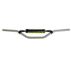 HANDLEBAR ACCOSSATO ALUMINIUM, 22 MM SILVER