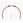 Rear brake hose kit Venhill POWERHOSEPLUS TRI-9021RS-RD (1 hose in kit) Red hoses, stainless steel fittings