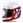 Full face helmet CASSIDA Fibre OPG white/ blue/ red M