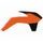 Radiator scoops POLISPORT 8417400004 (pair) orange/black