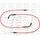 Throttle cables (pair) Venhill T01-4-138-RD featherlight crven