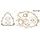 Engine gasket set RMS 100684050