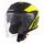 Jet helmet CASSIDA JET TECH CORSO black matt / yellow fluo 2XL