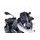 Windscreen PUIG RACING 6487N Crni
