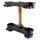 Triple clamp X-TRIG ROCS TECH 40501005 Crni 22mm