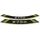 Rim strip PUIG Z750 5545V green set of 8 rim strips
