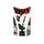 Tank pad PUIG WINGS 4719R crven with side part