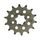 Chain kit EK - Silver chain 428 SRO, O-ring, CHK front sprocket SUPERSPROX, CHK rear sprocket SUPERSPROX for KAWASAKI KMX 125 1986-2003
