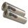 Dual slip-on exhaust GPR M3 D.75.M3.INOX Brushed Stainless steel including removable db killers and link pipes