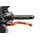Clutch lever without adapter PUIG 260TA foldable orange/blue