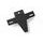 Nylon support for license support PUIG 1558N Crni