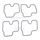 Float bowl gasket TOURMAX 4 pieces
