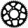 Rear ALU sprocket SUPERSPROX RAL-727_525:44-BLK Crni