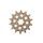 Chain kit EK - Silver chain 520 H, Non-sealed, CHK front sprocket SUPERSPROX, CHK aluminium CHK rear sprocket SUPERSPROX for HUSQVARNA SM 125 S 2000-2010