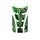 Tank pad PUIG WINGS 4721V green with side part