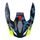 Helmet peak SHOT FURIOUS FLASH A05-21OC-B01-P01 blue / neon yellow matt