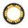 Rear sprocket SUPERSPROX STEALTH RST-1308:43-GLD zlato 43T, 520