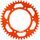 Rear ALU sprocket SUPERSPROX RAL-990:44-ORG orange 44T, 520