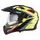 Motocross Helmet CASSIDA TOUR 2.0 X-TRA yellow fluo/black/red/gray/black matt peak S