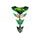 Tank pad PUIG JOKER 6496V green