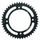 Rear ALU sprocket SUPERSPROX RAL-898:46-BLK Crni 46T, 428