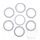 Clutch plate set LUCAS MES470-7 steel