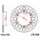 Rear ALU sprocket JT JTA 808-49GLD 49T, 520 Zlat