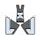 Tank pad PUIG SPECIFIC 8436C carbon look with side part