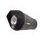 Slip-on exhaust GPR FURORE EVO4 E.A65.CAT.FUPO Matte Black including removable db killer, link pipe and catalyst