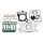 Engine gasket set RMS 100689780