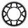 Rear ALU sprocket SUPERSPROX RAL-245:52-BLK Crni 52T, 520
