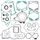 Complete Gasket Kit with Oil Seals WINDEROSA CGKOS 811335