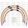 STANDARD Front brake hose kit Venhill POWERHOSEPLUS HON-5005F-OR (3 hoses in kit) Orange hoses, chromed fittings