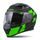 Full face helmet CASSIDA INTEGRAL 3.0 ROXOR black matt/ green/ grey XL
