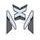 Tank pad PUIG SPECIFIC 9303C carbon look with side part