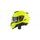 Full face helmet CASSIDA COMPRESS 2.0 REFRACTION yellow fluo / black / grey XS