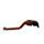 Clutch Lever ACCOSSATO fixed CNC-worked aluminium, orange