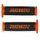Pair of Racing Grips ACCOSSATO GR006 in thermoplastic rubber black with colourful Accossato Sign