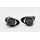 Frame sliders PUIG R19 3538N black with grey rubber