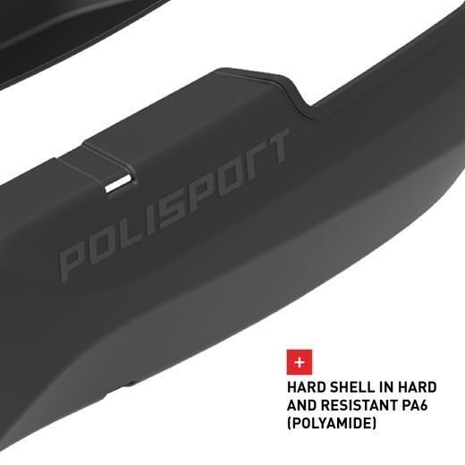 SWINGARM PROTECTORS POLISPORT 8505500001 CRNI