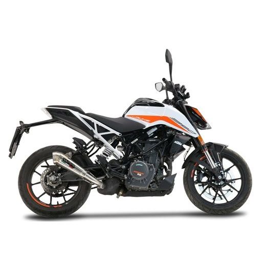 SLIP-ON EXHAUST GPR POWERCONE EVO KT.209.2.PCEV BRUSHED STAINLESS STEEL INCLUDING REMOVABLE DB KILLER AND LINK PIPE