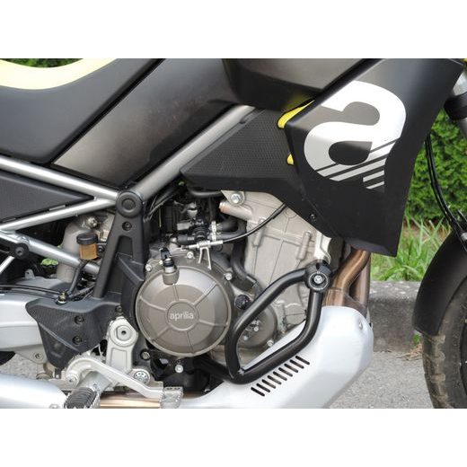 ENGINE GUARDS RDMOTO CF167KD CRNI (LOWER FRAMES WITH PROTECTORS) FOR APRILIA TUAREG 660 2021-2025