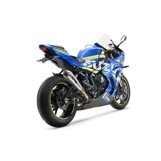 SLIP-ON EXHAUST GPR POWERCONE EVO E5.S.198.PCEV BRUSHED STAINLESS STEEL INCLUDING REMOVABLE DB KILLER AND LINK PIPE