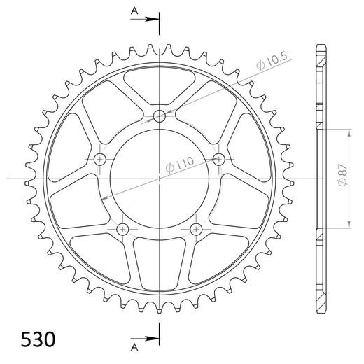 CHAIN KIT EK - SILVER CHAIN 530 SRO, O-RING, CHK FRONT SPROCKET JT CHK RUBBER CUSHIONED, CHK REAR SPROCKET SUPERSPROX FOR SUZUKI GSX 750 F 1999-2006