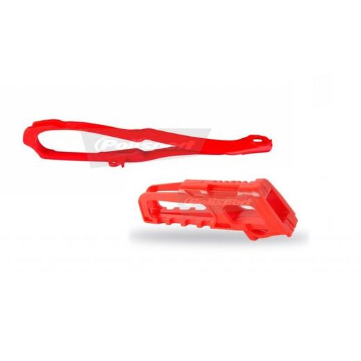 CHAIN GUIDE / SLIDER KIT POLISPORT RED CR 04