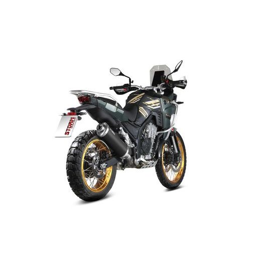 SILENCER STORM OVAL KO.002.LX2B BLACK STAINLESS STEEL