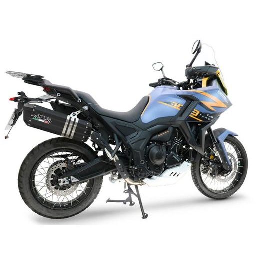 SLIP-ON EXHAUST GPR HYPER SONIC TITANIUM Z.19.1.HYSOTIT BRUSHED TITANIUM INCLUDING REMOVABLE DB KILLER AND LINK PIPE