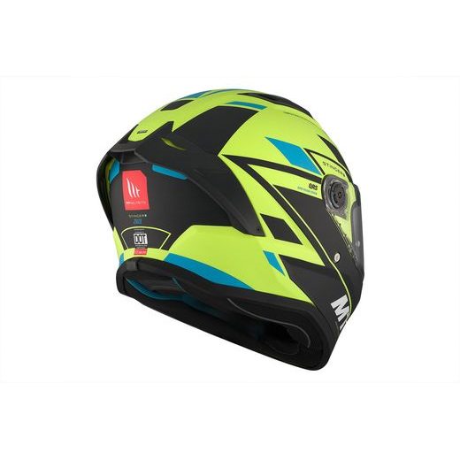 FULL FACE HELMET MT HELMETS STINGER 2 ZIVZE C3 MATT FLUOR L