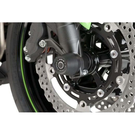 AXLE SLIDERS PUIG 8654N CRNI COLOR CAPS INCLUDED